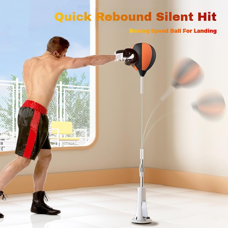 Premium Quality Boxing Speedball with Stand - Height Adjustable for Teens & Adults -360°Rebound for Stress Relief & Fitness -Ideal for Home Use in Bedrooms Living Rooms & Gardens