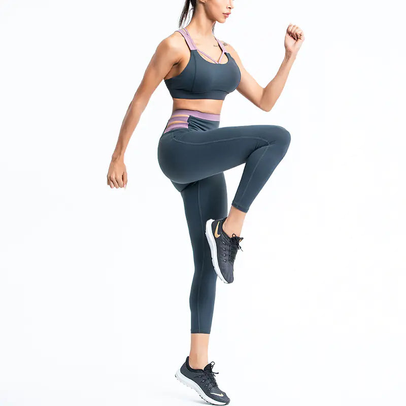 Cross-Border Yoga Suit Set - Quick-Dry Activewear