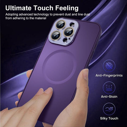 Magsafe Magnetic Case for Iphone 16 Pro Max 15 14 Shockproof Durable Wireless Charging Compatible Slim Design Impact Resistant Anti-Scratch Anti-Drop Protection Premium Black Case