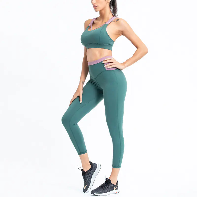Cross-Border Yoga Suit Set - Quick-Dry Activewear