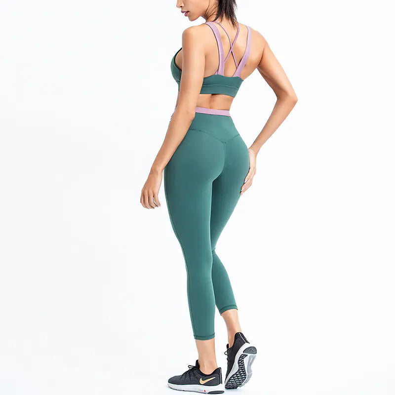 Cross-Border Yoga Suit Set - Quick-Dry Activewear