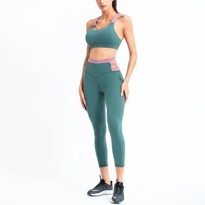 Cross-Border Yoga Suit Set - Quick-Dry Activewear
