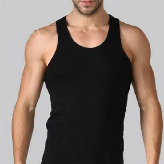 Men's Breathable Polyester Gym Tank Top for Training