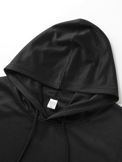 Men'S Plain Hooded Vests, Regular Fit Sporty Sleeveless Hoodie Vest for Running Gym Workout, Casual Men'S Top for All Seasons, Singlet