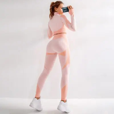 Seamless Yoga Set for Women - Fitness Activewear