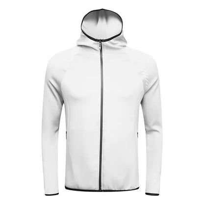 Men's Reflective Hooded Running Jacket for Activewear