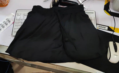 Scrunch Skirt Biker Shorts for Women's Gym Workout